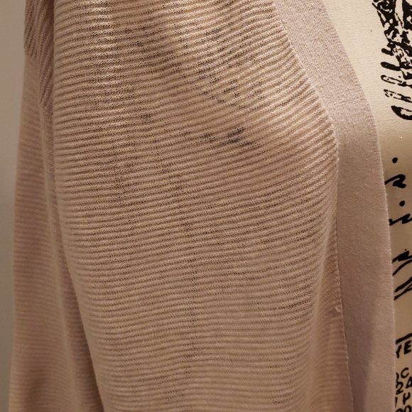 Loft lightweight blush open cardigan - Picture 2 of 7